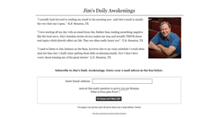 Desktop Screenshot of jimsdailyawakenings.com